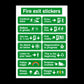 Fire Exit Stickers