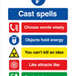 Cast Spells - A3 Print