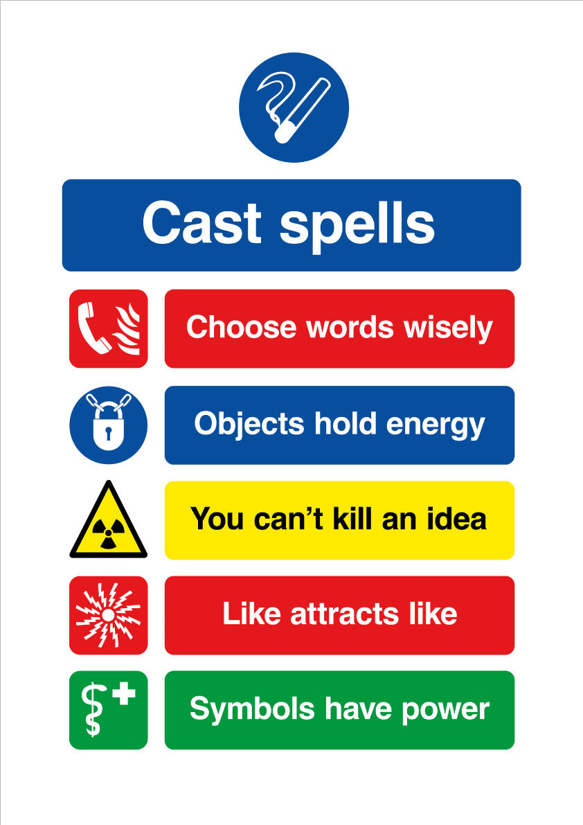 Cast Spells - A3 Print